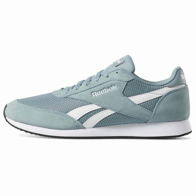 Tenisi Reebok Royal Classic Jogger 2 Barbati Turcoaz/Albi Romania QP8651RG